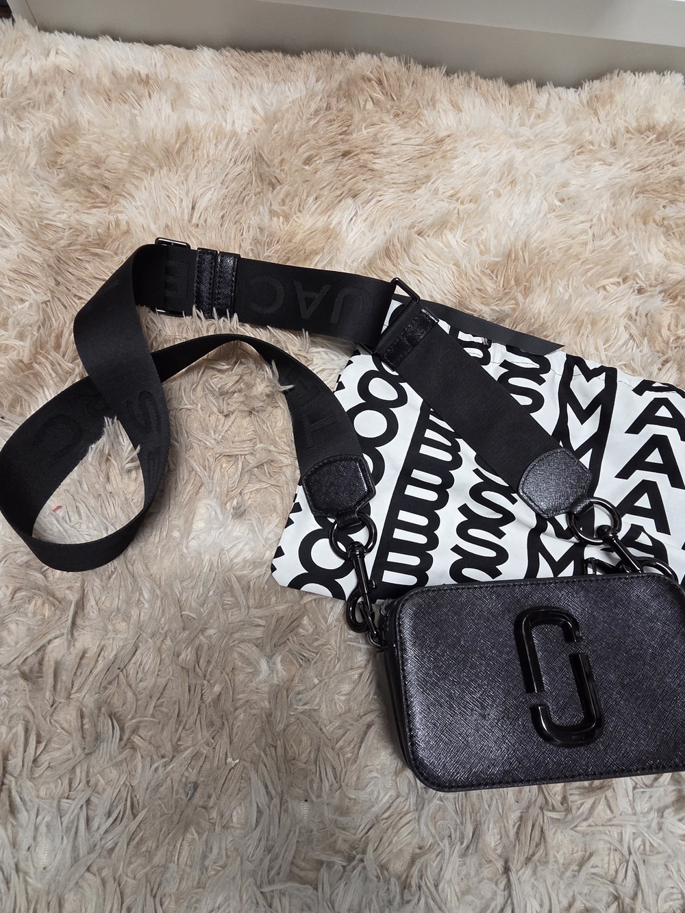 Marc Jacobs Black Snapshot Crossbody Bag